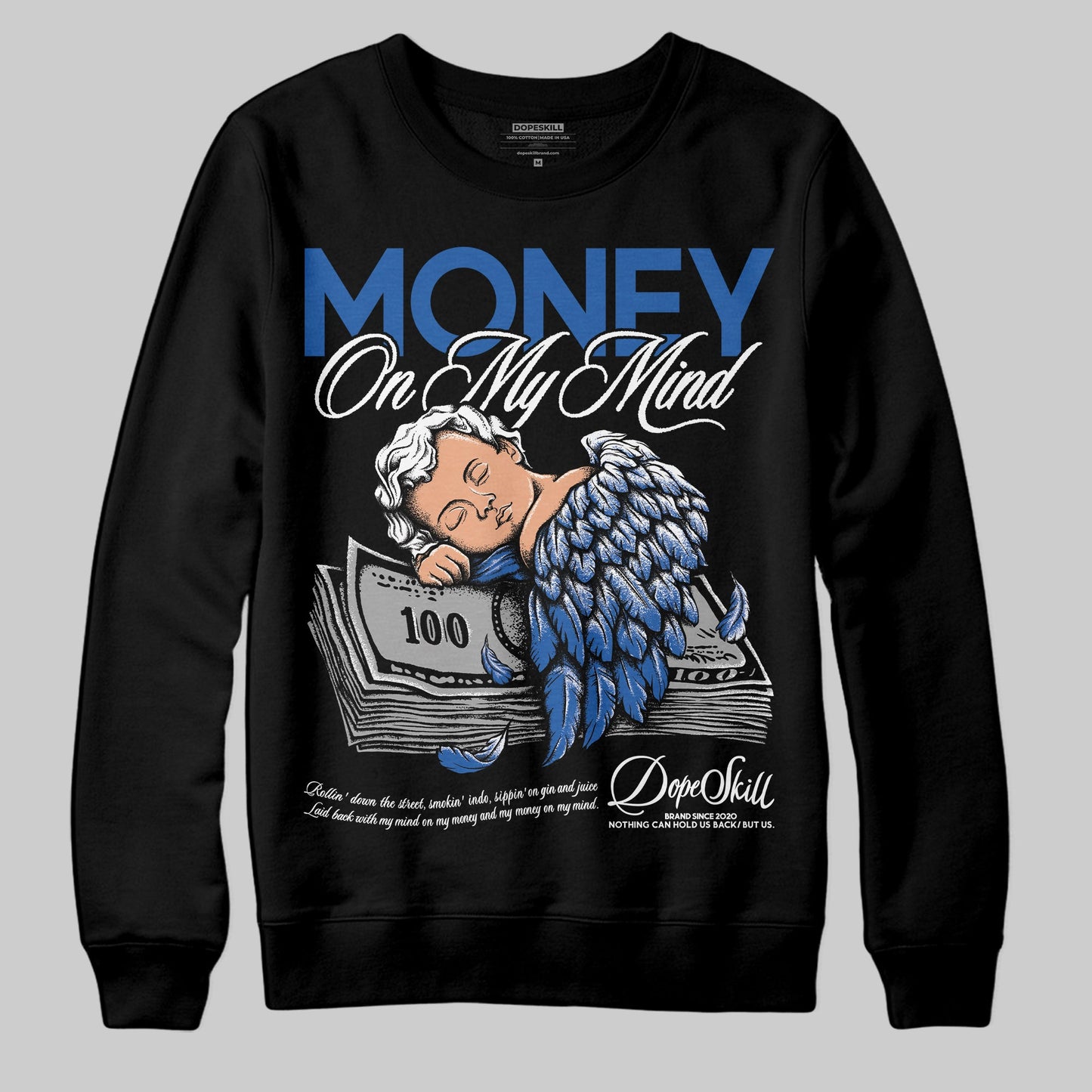 Blueberry 12s DopeSkill Sweatshirt MOMM Graphic