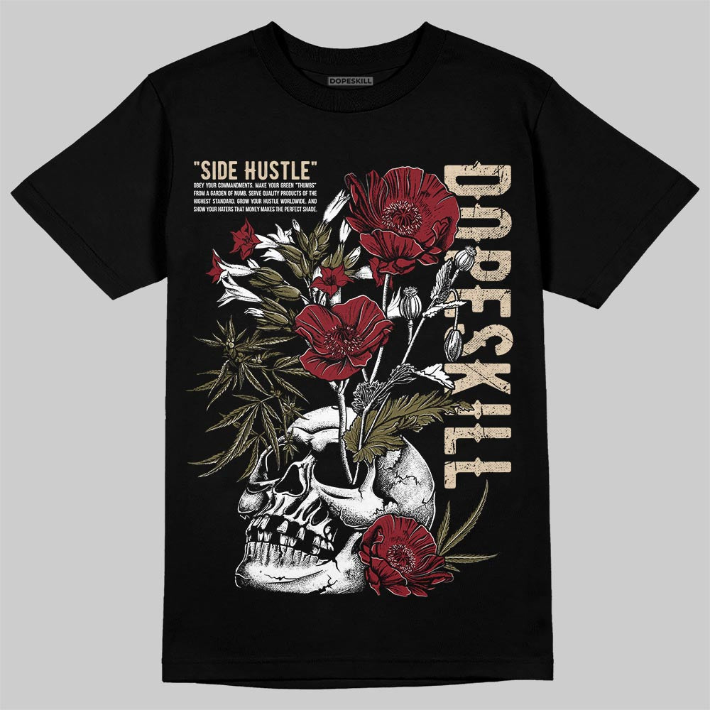 Dunk Dark Team Red/Burgundy Crush DopeSkill T-Shirt Side Hustle Graphic