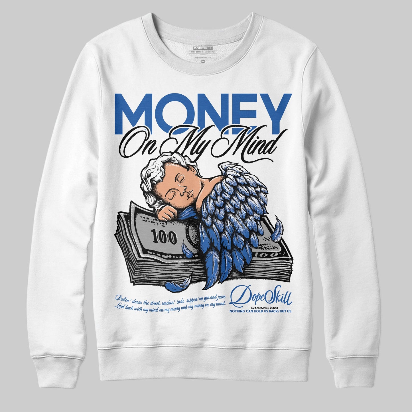 Blueberry 12s DopeSkill Sweatshirt MOMM Graphic