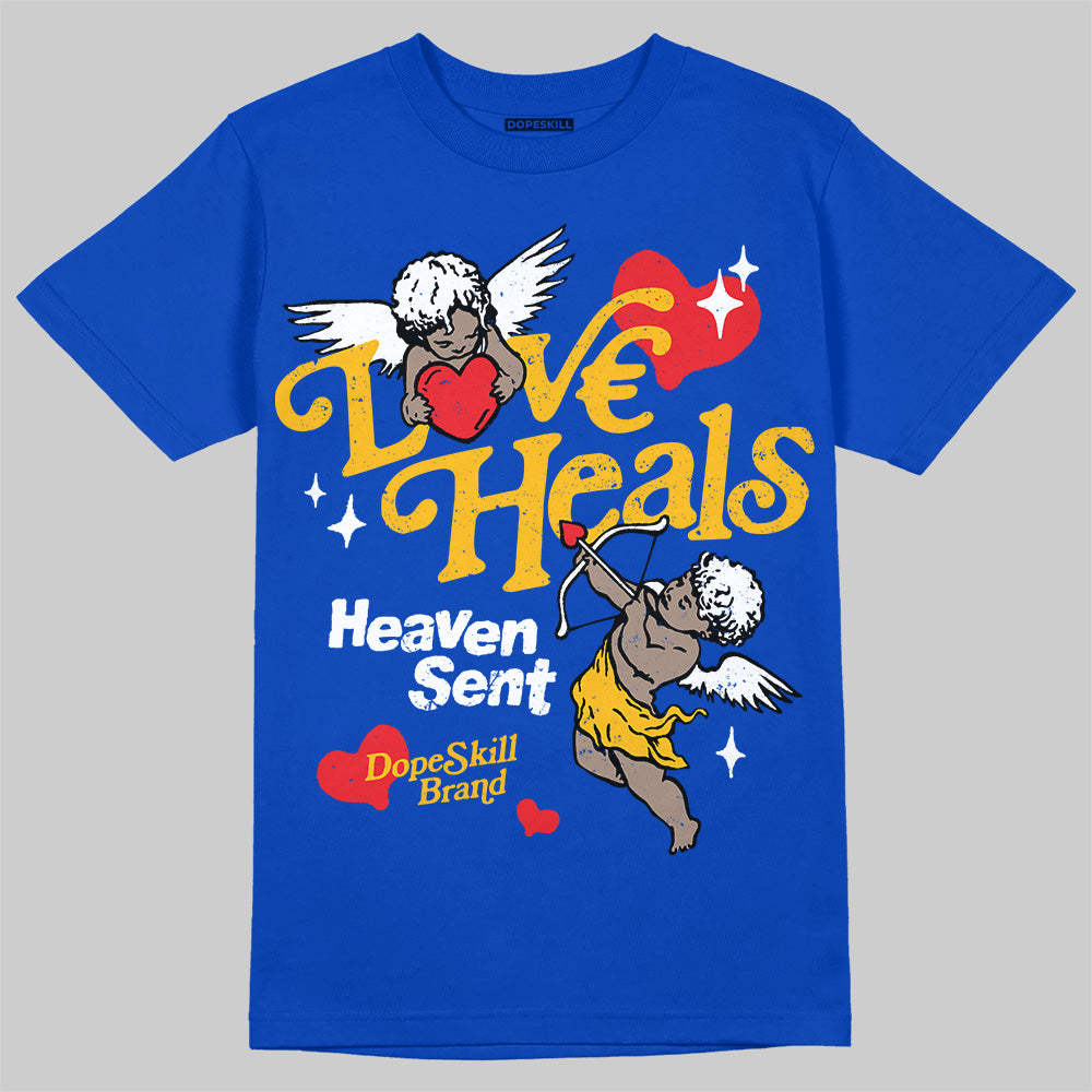 Royal Blue Collection DopeSkill T-Shirt New Love Heals Graphic