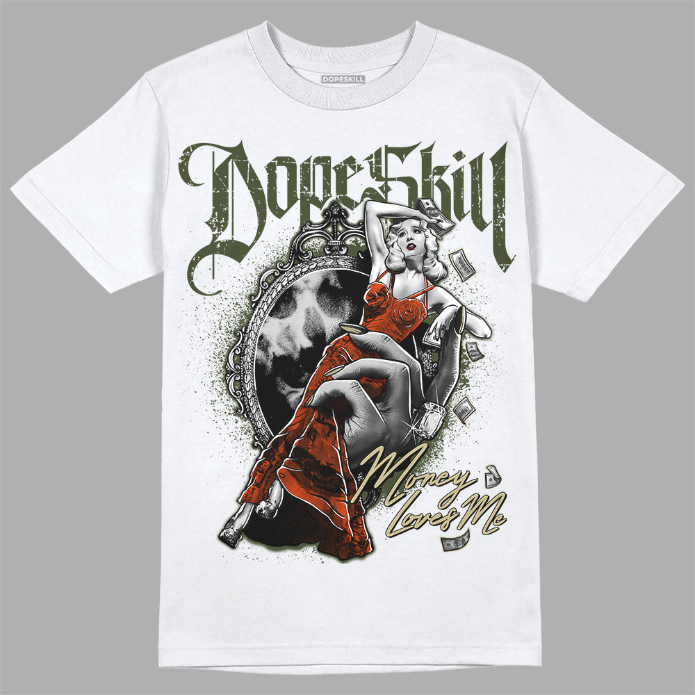 Olive Collection DopeSkill T-Shirt Money Loves Me Graphic