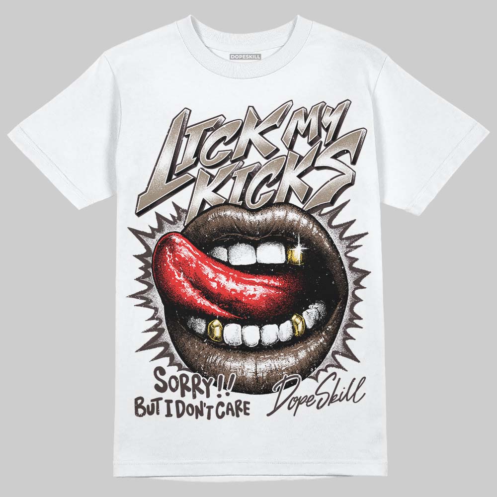 Baroque Brown 12s DopeSkill T-Shirt Lick My Kicks Graphic