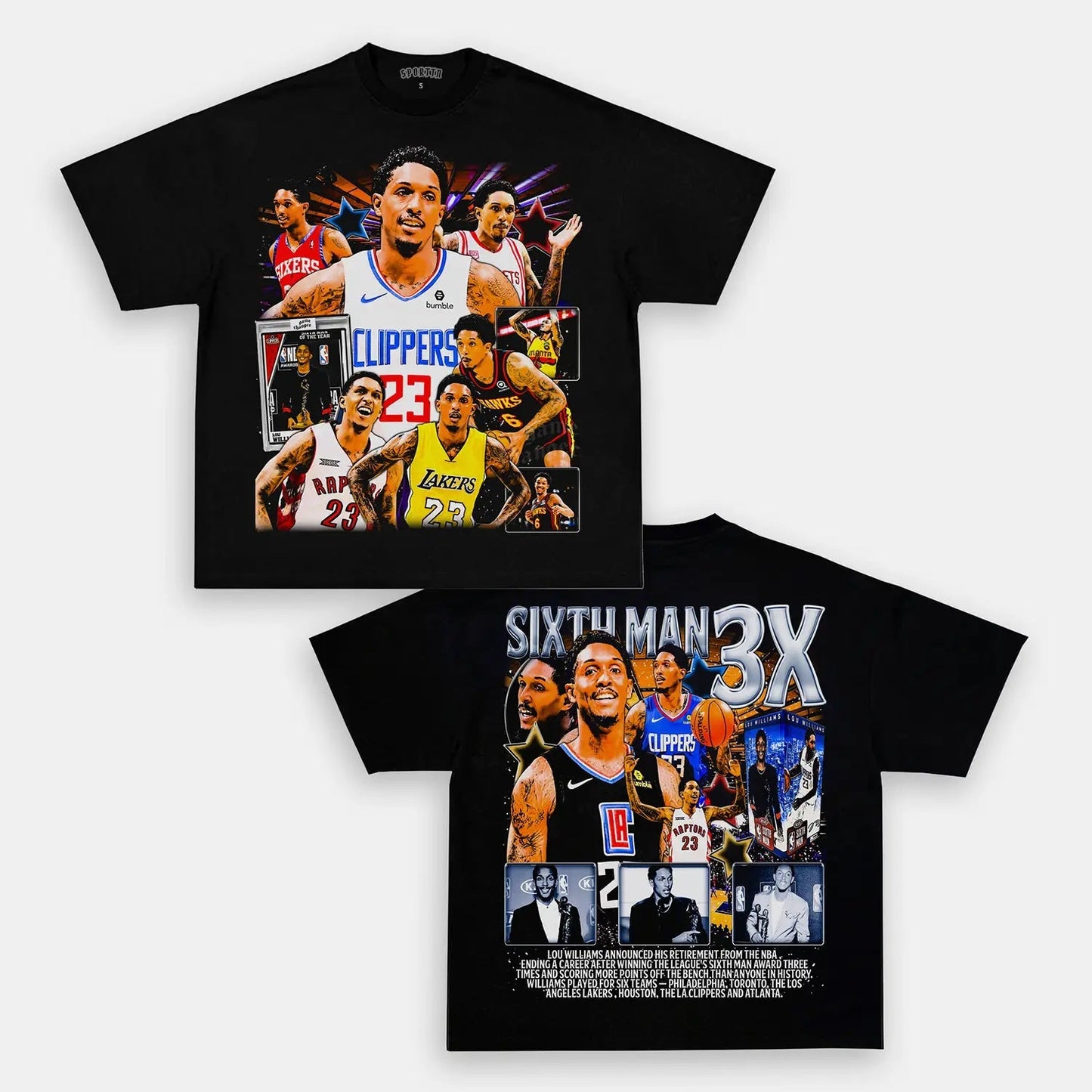 LOU WILLIAMS TEE - DS Style001