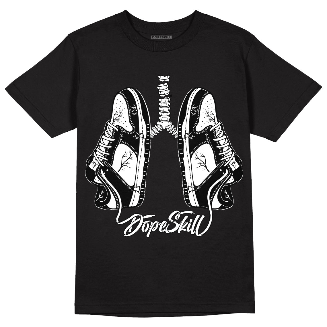 Dunk Low Panda White Black DopeSkill T-Shirt Breathe Graphic