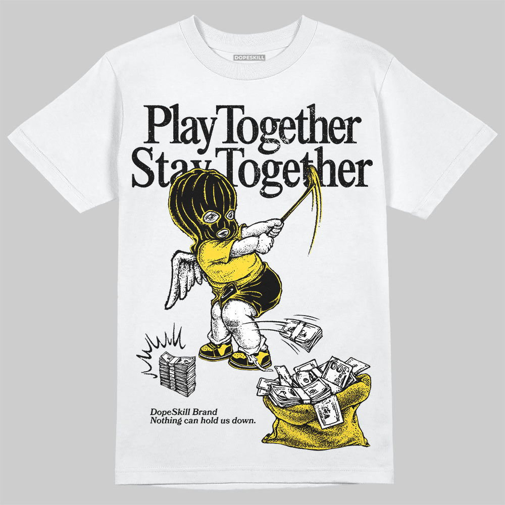 Black Tour Yellow AJ 4 Thunder DopeSkill Unisex T-Shirt Play together, Stay together Graphic