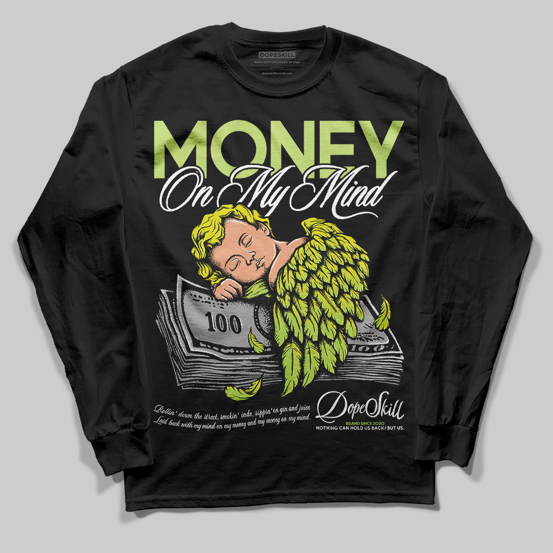 Bright Cactus 13s DopeSkill Long Sleeve T-Shirt MOMM Graphic