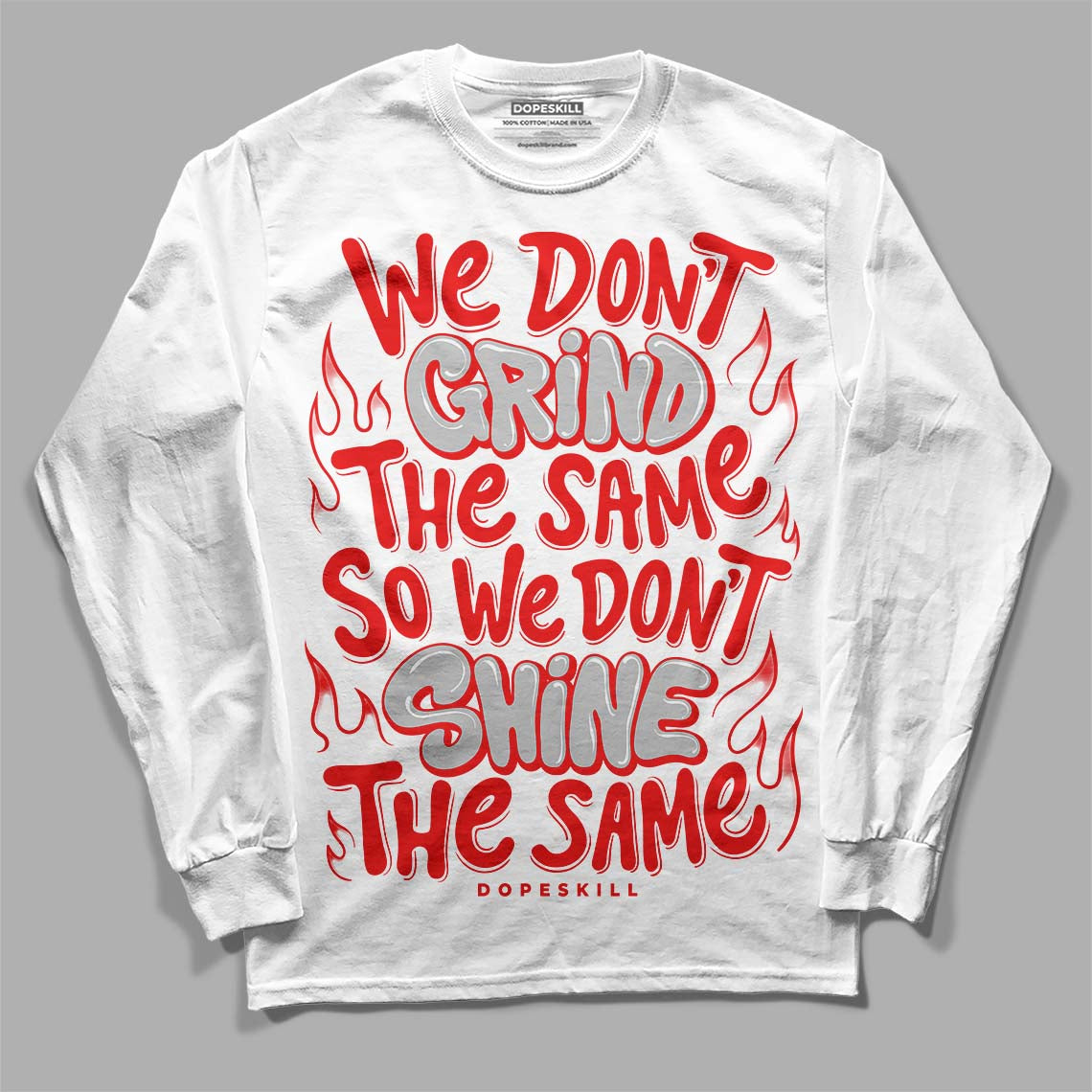 Cherry 12s DopeSkill Long Sleeve T-Shirt Grind Shine Graphic