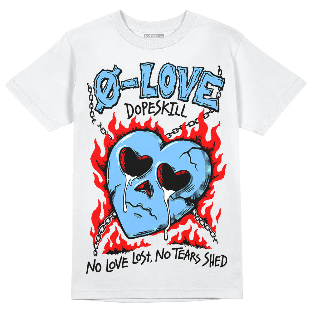 University Blue Collection DopeSkill T-Shirt Crying Heart Graphic