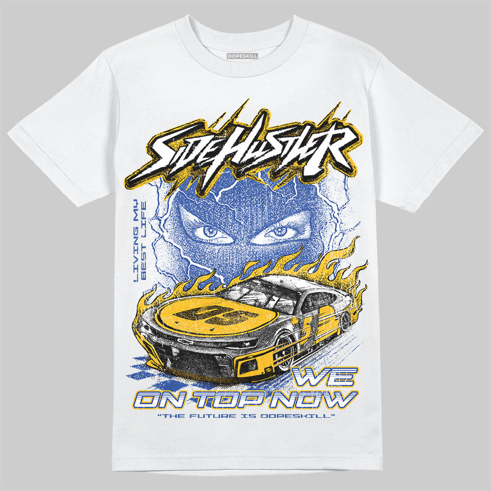 Royal Blue Collection DopeSkill T-Shirt New Side Hustler Graphic