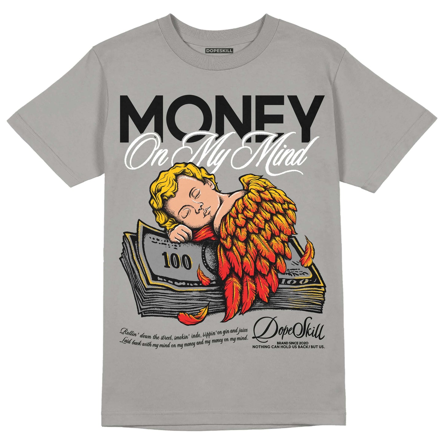 Grey Collection DopeSkill Grey T-shirt MOMM Graphic