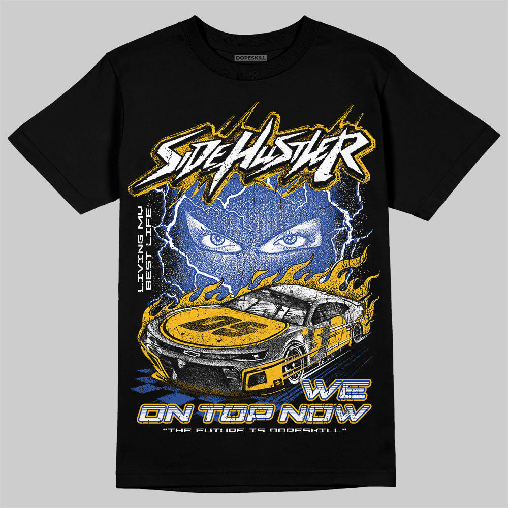 Royal Blue Collection DopeSkill T-Shirt New Side Hustler Graphic