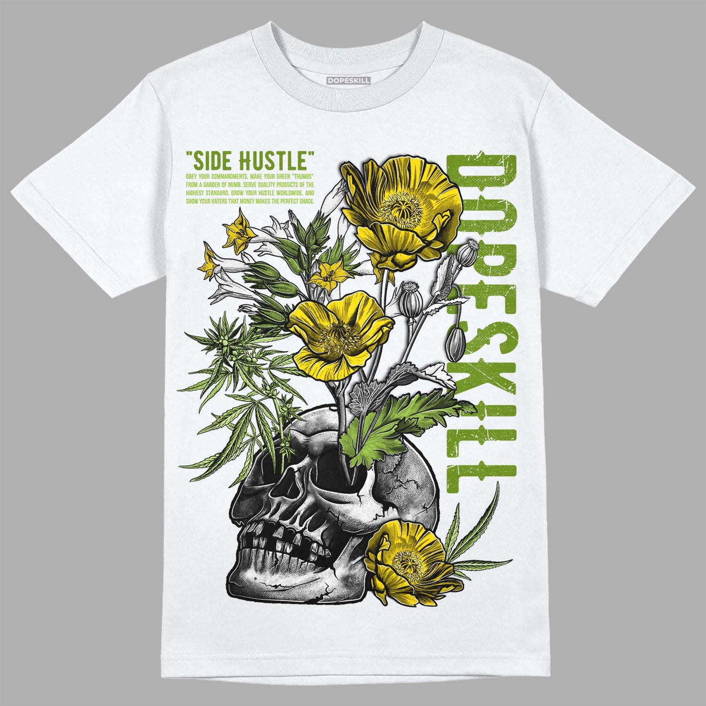 Dunk Low 'Chlorophyll' DopeSkill T-Shirt Side Hustle Graphic