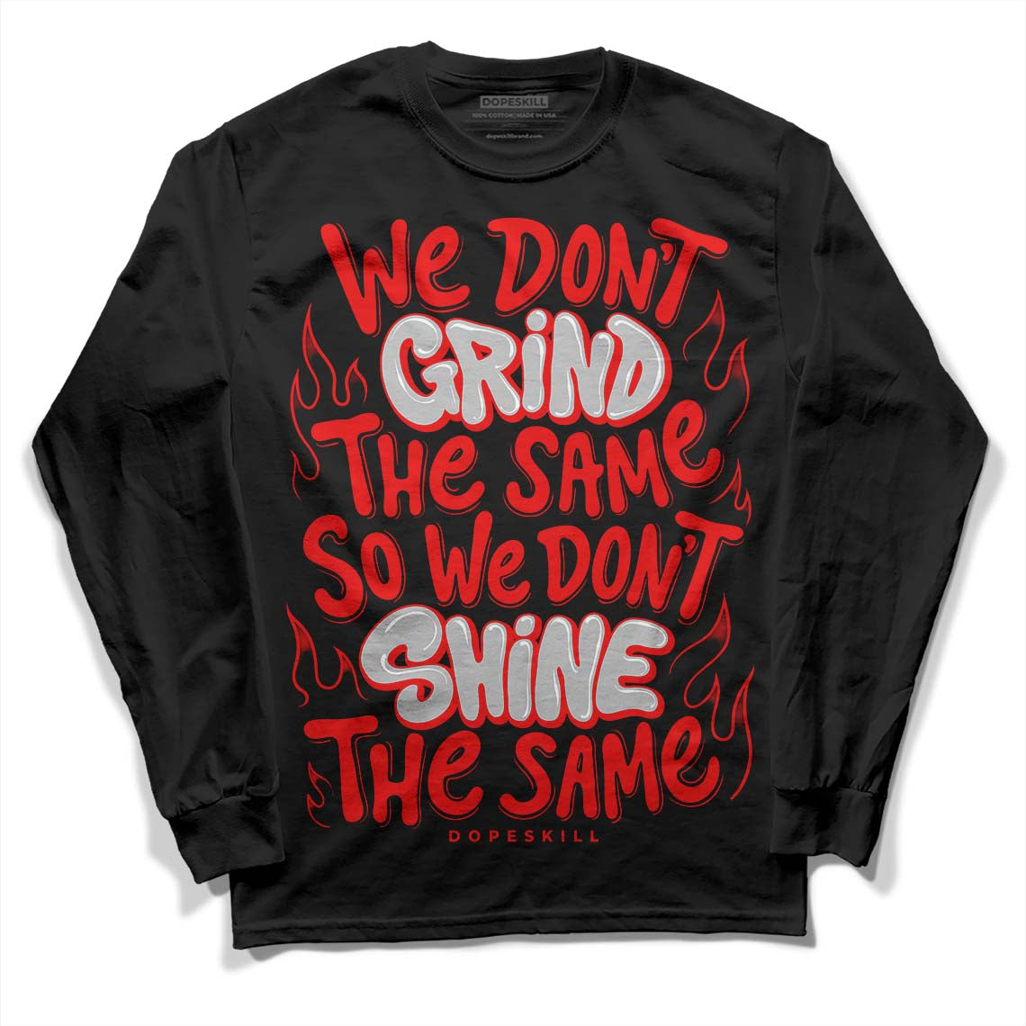 Cherry 12s DopeSkill Long Sleeve T-Shirt Grind Shine Graphic