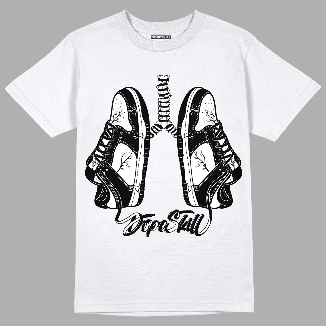 Dunk Low Panda White Black DopeSkill T-Shirt Breathe Graphic