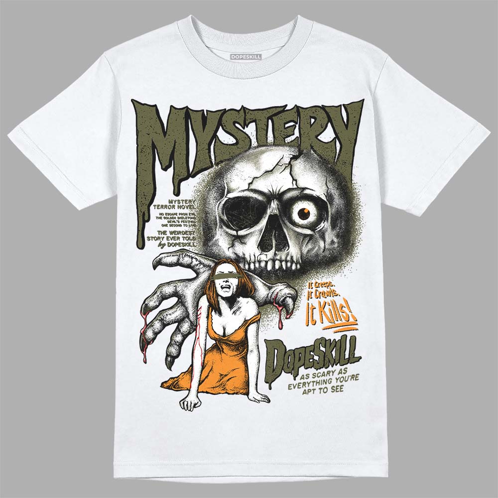 Olive 5s DopeSkill T-Shirt Mystery Ghostly Grasp Graphic
