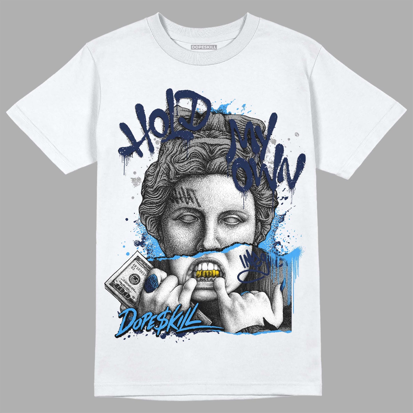 Midnight Navy 3s DopeSkill T-Shirt Hold My Own Graphic
