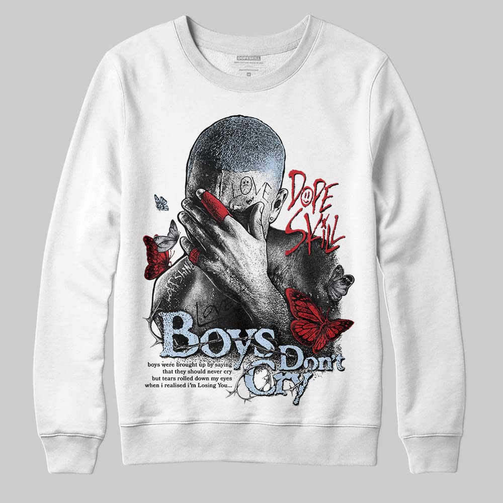 Black Metallic Reimagined 5s DopeSkill Sweatshirt Boys Don't Cry Graphic