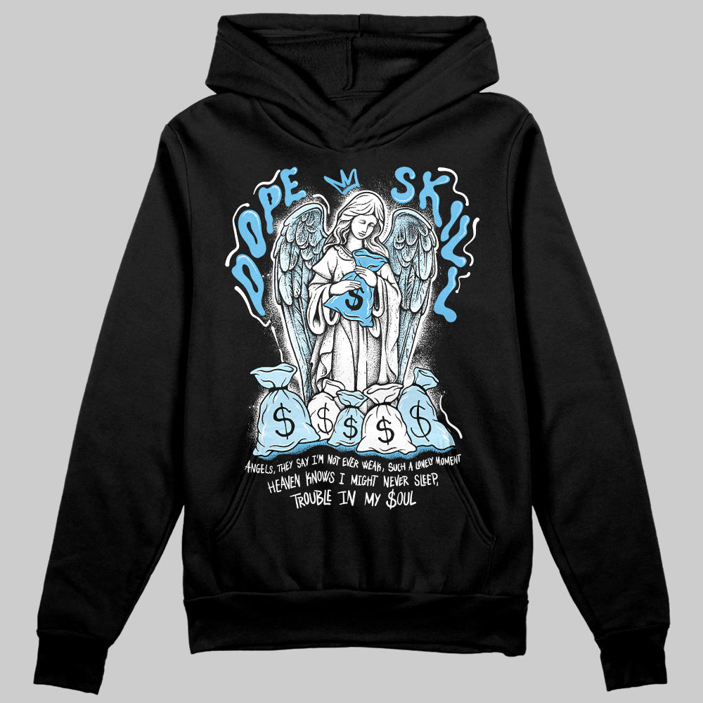 Legend Blue 11s DopeSkill Hoodie Sweatshirt Angels Graphic