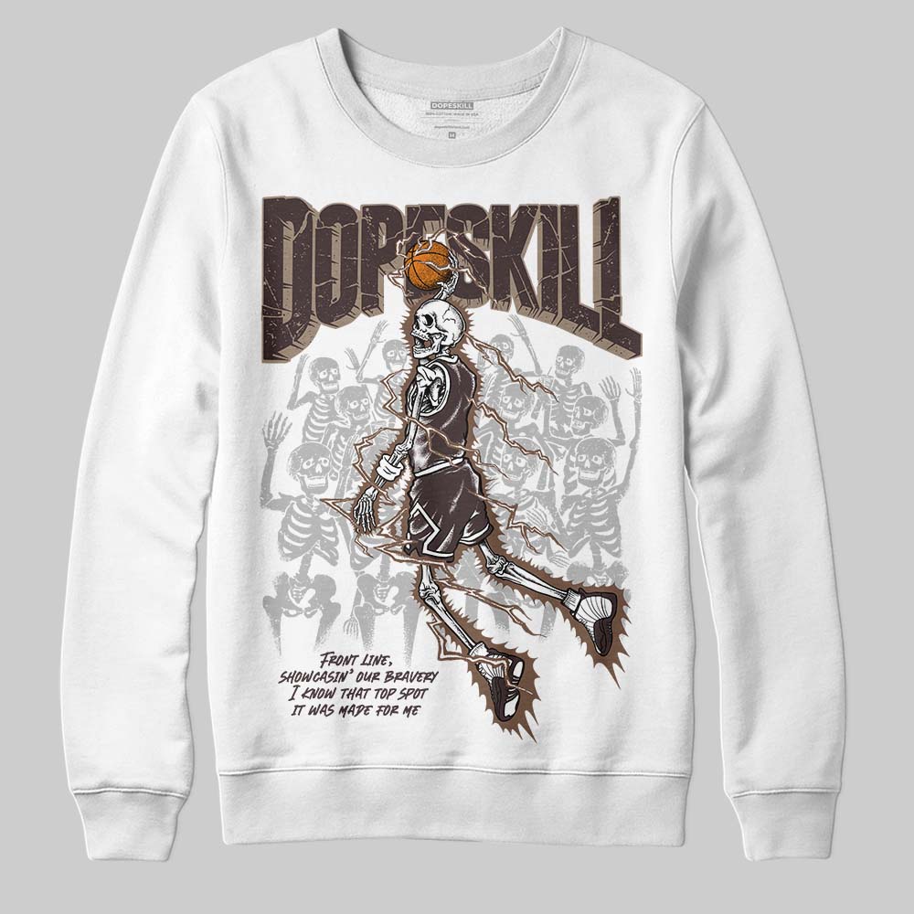 Baroque Brown 12s DopeSkill Sweatshirt Thunder Dunk Graphic