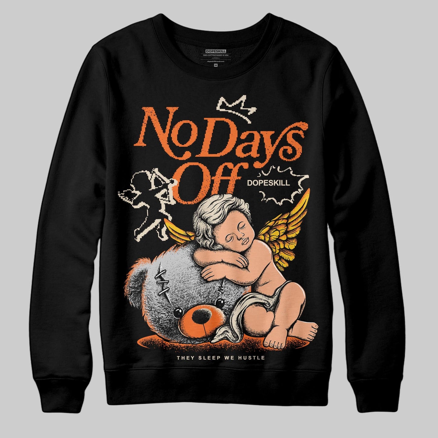 Starfish 3s DopeSkill Sweatshirt New No Days Off Graphic