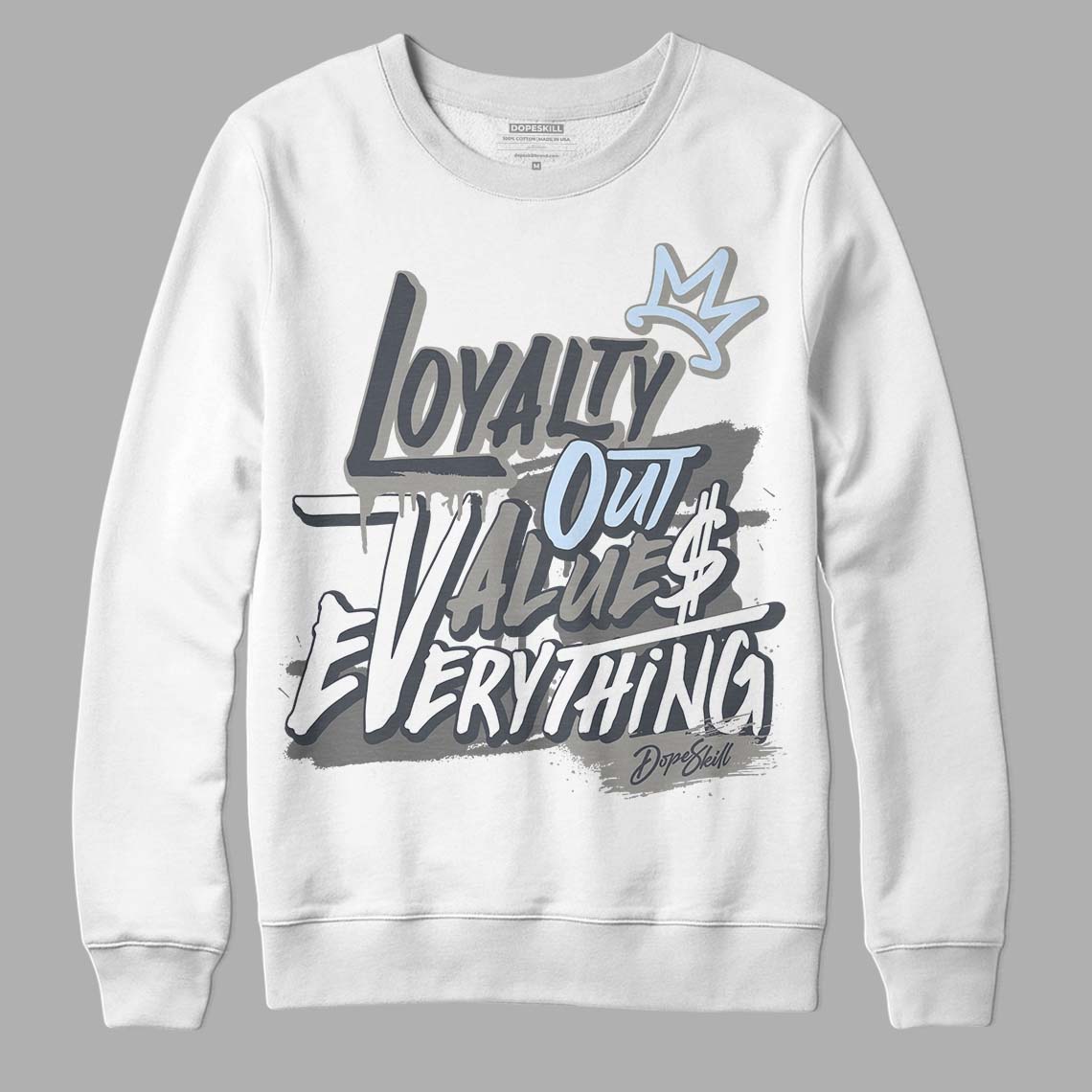 Cool Grey 6s DopeSkill Sweatshirt LOVE Graphic