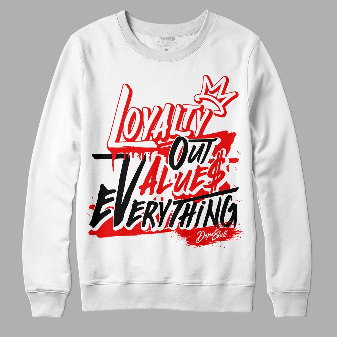 Cherry 12s DopeSkill Sweatshirt LOVE Graphic