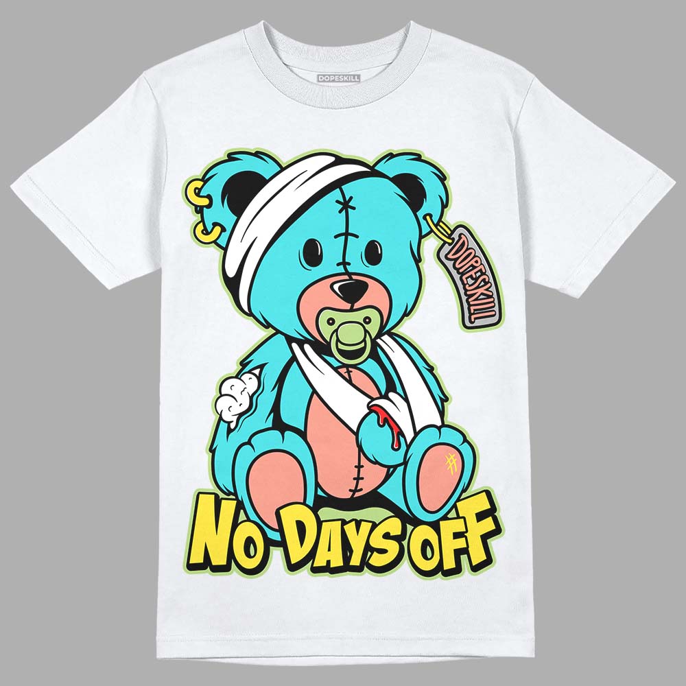 Cyan Burst 9060 DopeSkill T-Shirt Hurt Bear Graphic