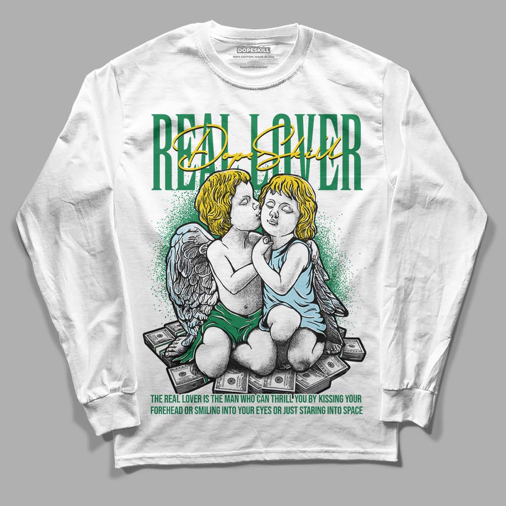 Lucky Green 5s DopeSkill Long Sleeve T-Shirt Real Lover Graphic