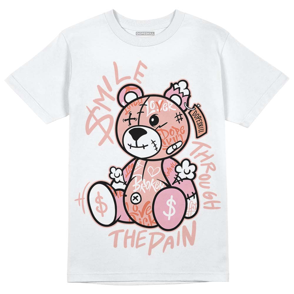 Legend Pink 11s DopeSkill T-Shirt Smile Through The Pain Graphic