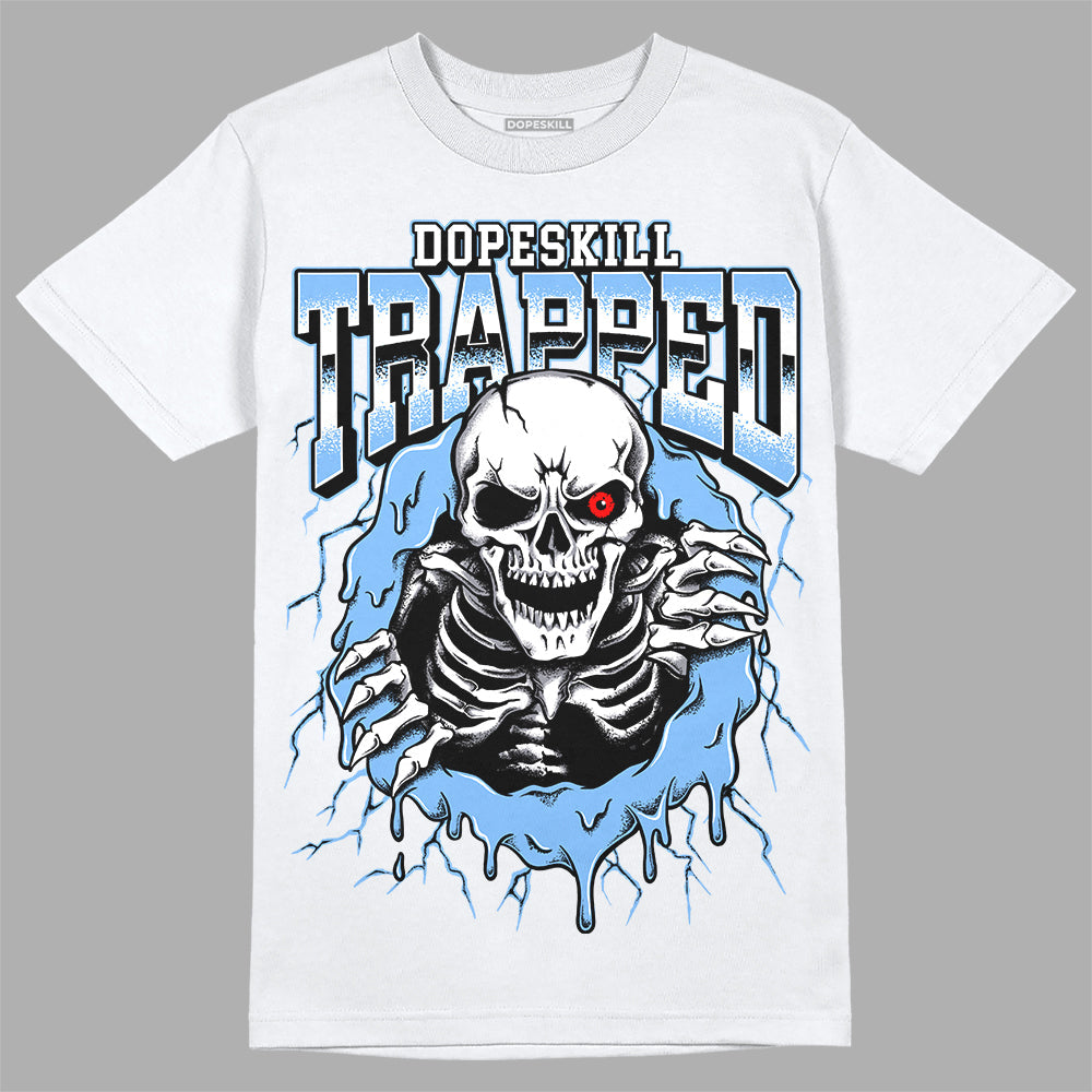 Powder Blue 9s DopeSkill T-Shirt Trapped Halloween Graphic