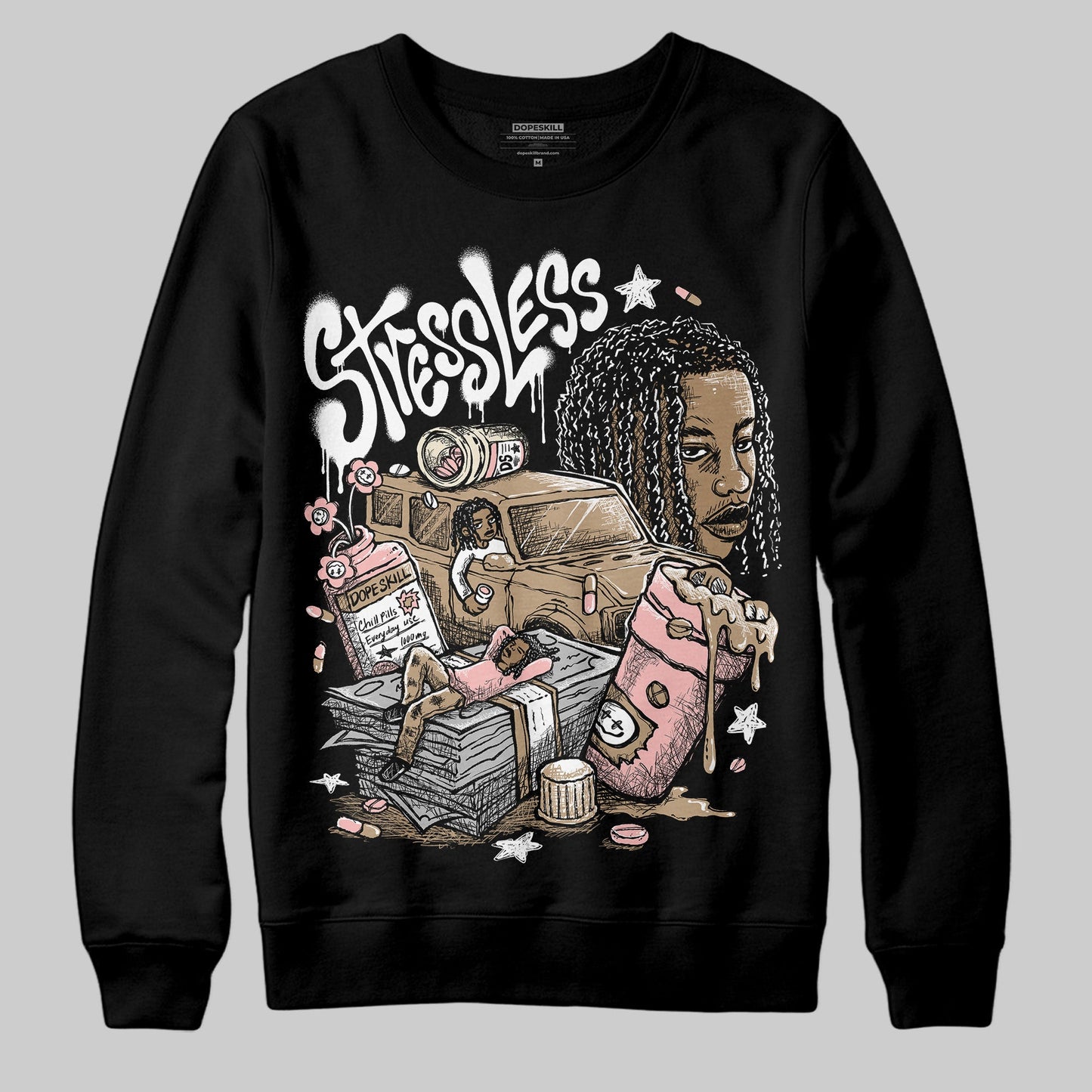 AIR FORCE 1 LINEN DopeSkill Sweatshirt Stressless Graphic