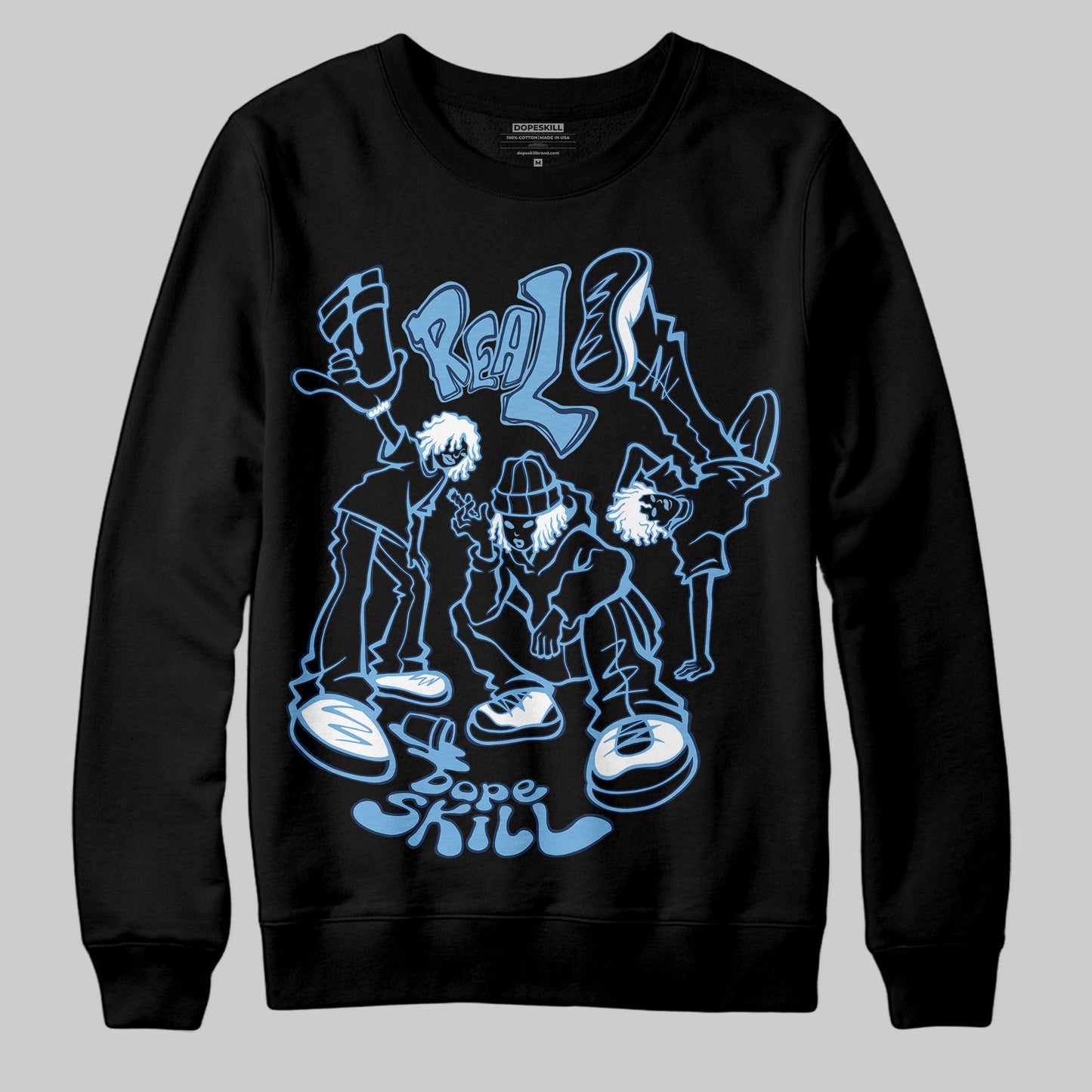 Summit White Navy 4s DopeSkill Sweatshirt Real Y2K Players Graphic