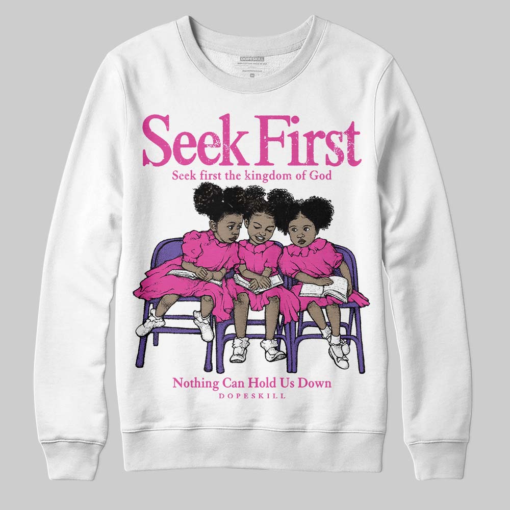 Dunk Active Fuchsia DopeSkill Sweatshirt New Seek First Graphic