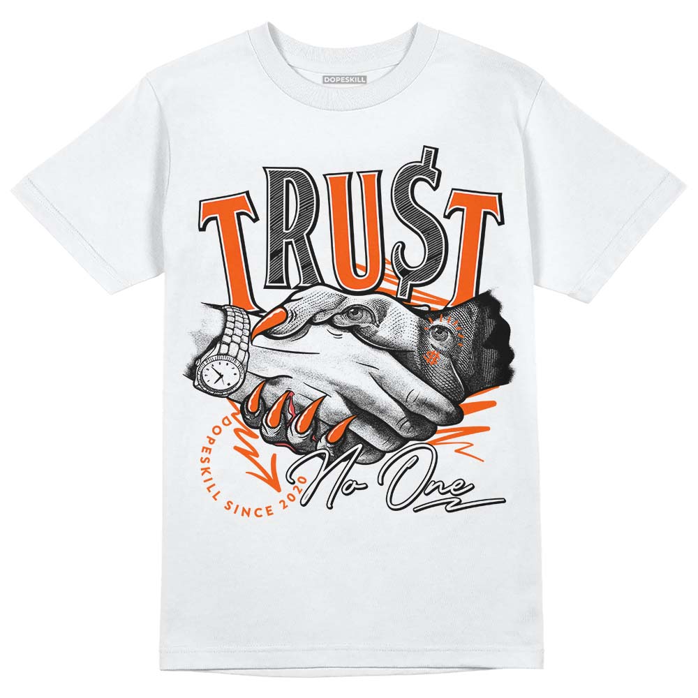 Orange Milk DopeSkill T-Shirt Trust No One Graphic