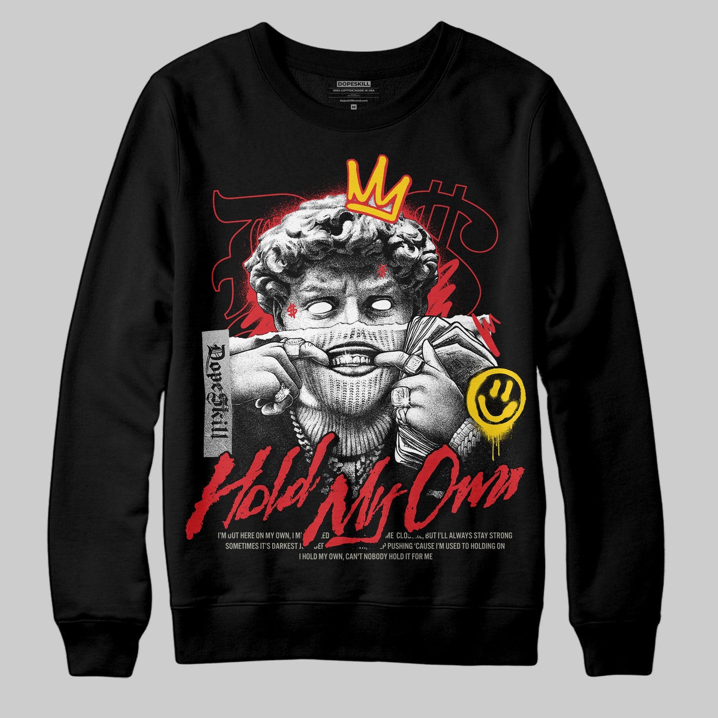 Fire Red 3s DopeSkill Sweatshirt In My Way Graphic