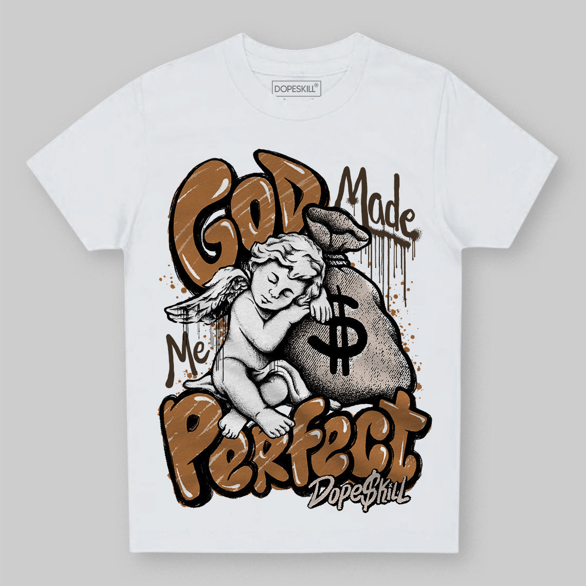 Palomino 3s DopeSkill Toddler Kids T-shirt God Made Me Perfect Graphic