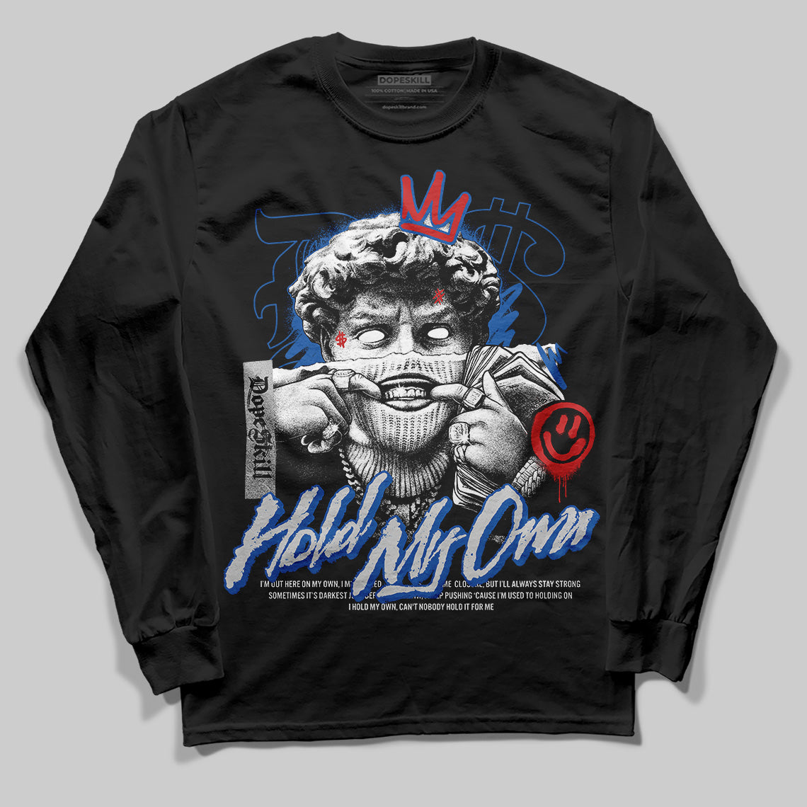 Blueberry 12s DopeSkill Long Sleeve T-Shirt In My Way Graphic