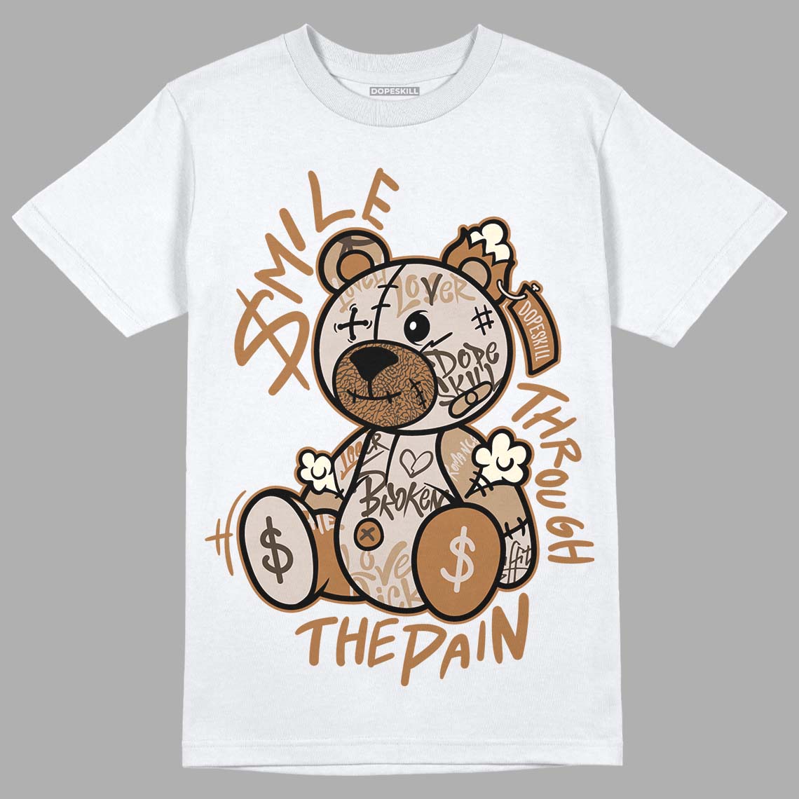 Palomino 3s DopeSkill T-Shirt Smile Through The Pain Graphic