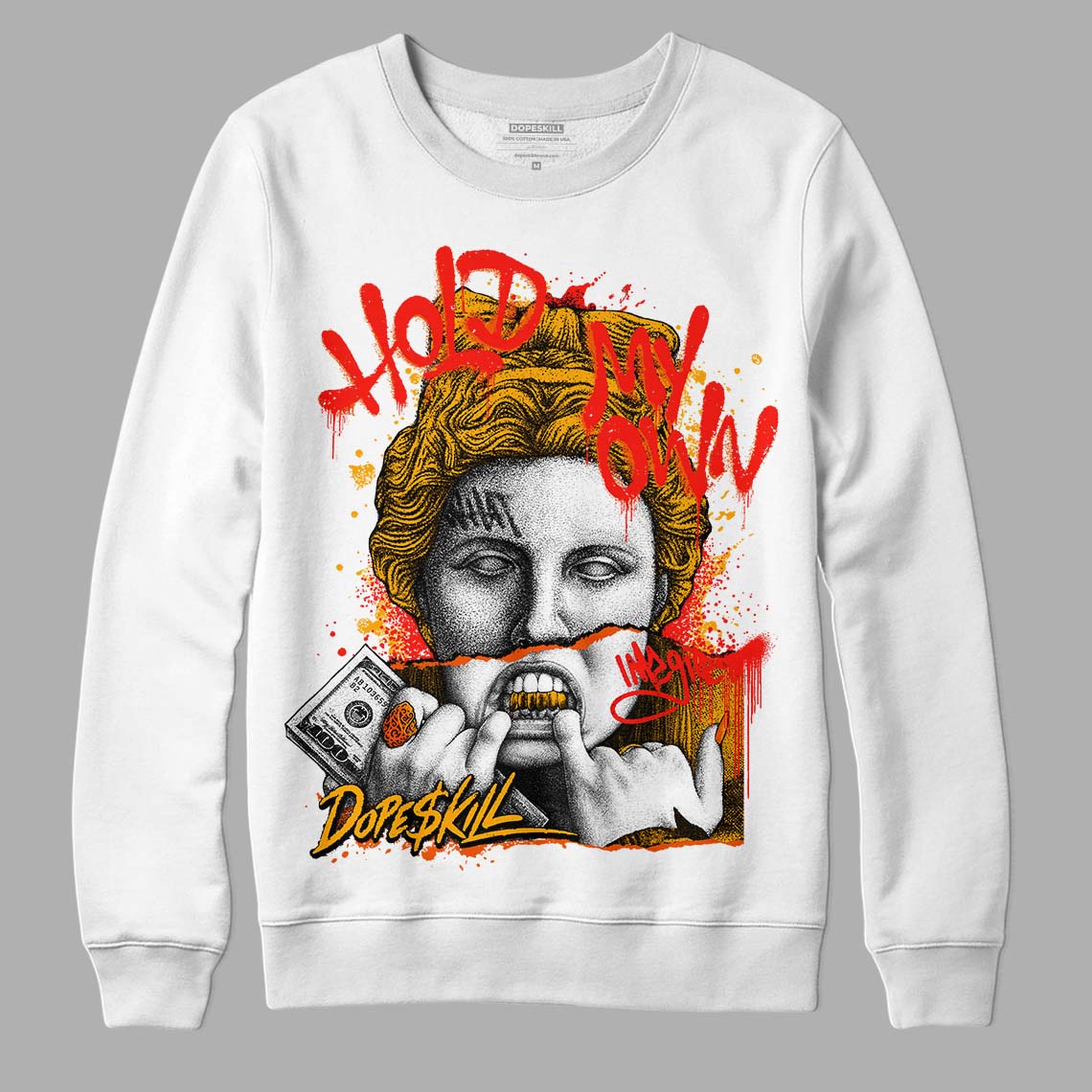Black Taxi 12s DopeSkill Sweatshirt Hold My Own Graphic