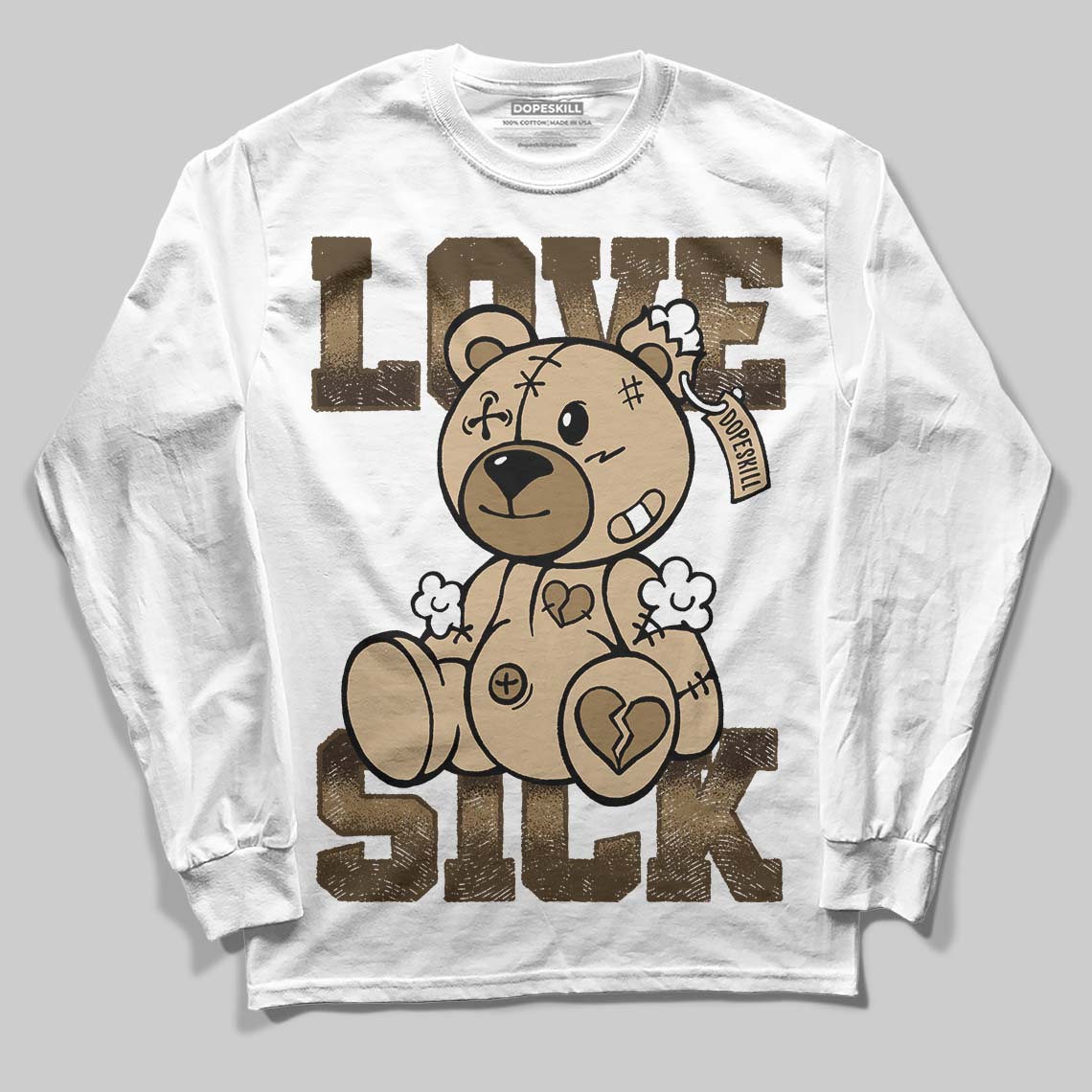 TAN Collection DopeSkill Long Sleeve T-Shirt Love Sick Graphic