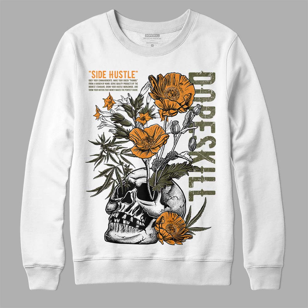 Olive 5s DopeSkill Sweatshirt Side Hustle Graphic
