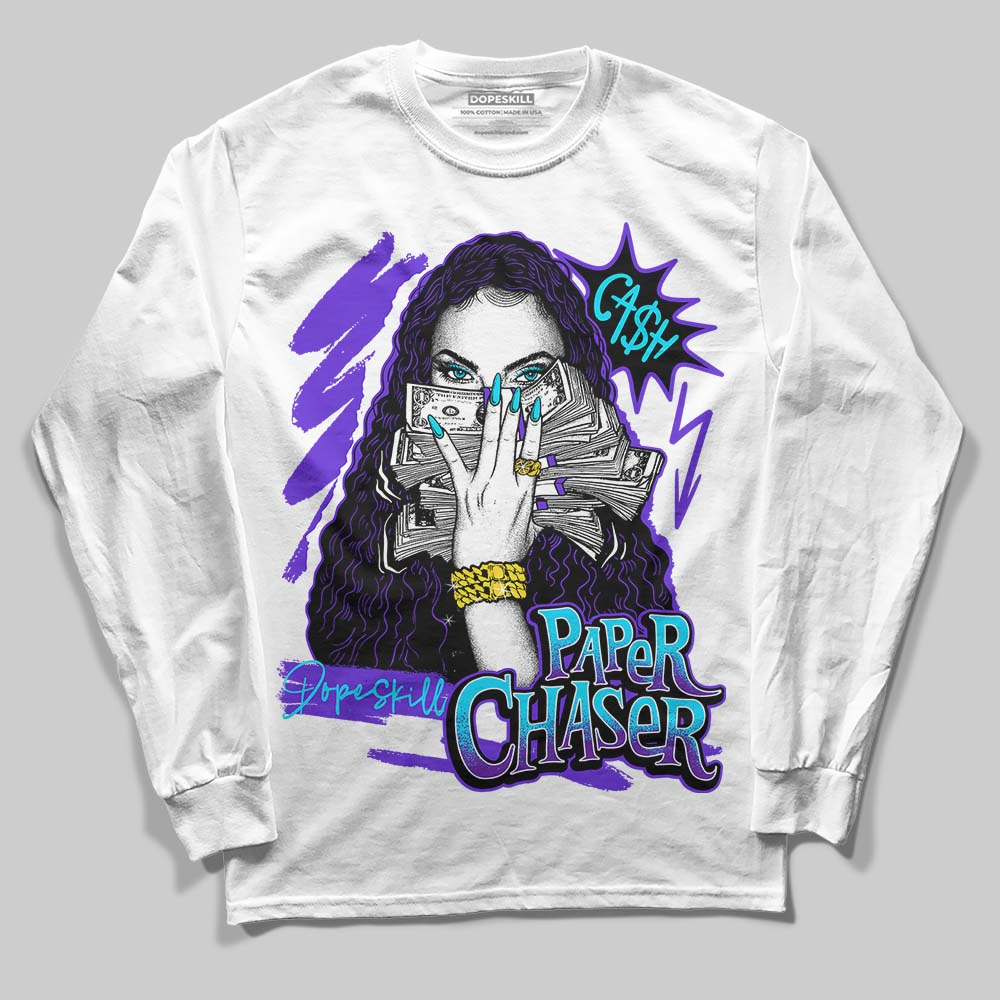 Aqua 6s DopeSkill Long Sleeve T-Shirt NPC Graphic