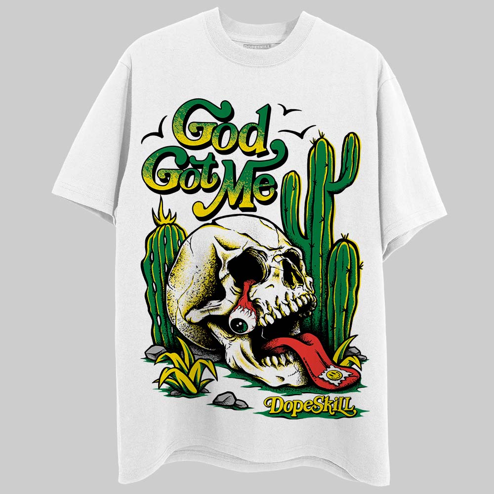 Dunk Reverse Brazil DopeSkill T-Shirt God Got Me Graphic