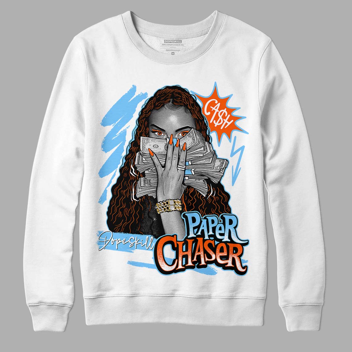 Dunk Low Futura University Blue DopeSkill Sweatshirt NPC Graphic