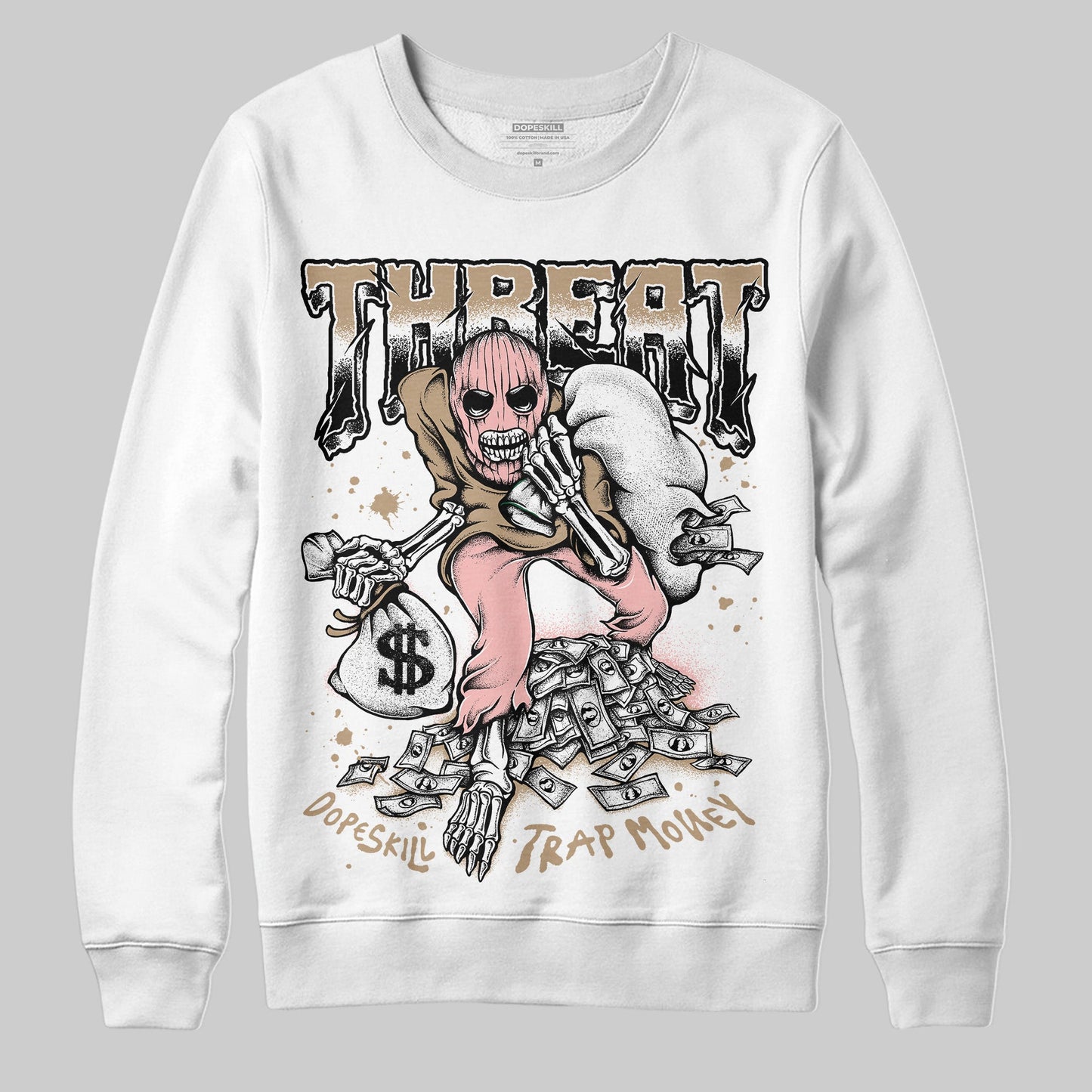 AIR FORCE 1 LINEN DopeSkill Sweatshirt Threat Graphic