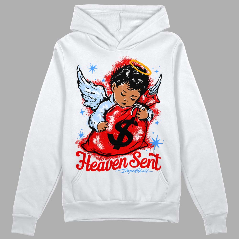 Cherry 11s DopeSkill Hoodie Sweatshirt Heaven Sent Graphic