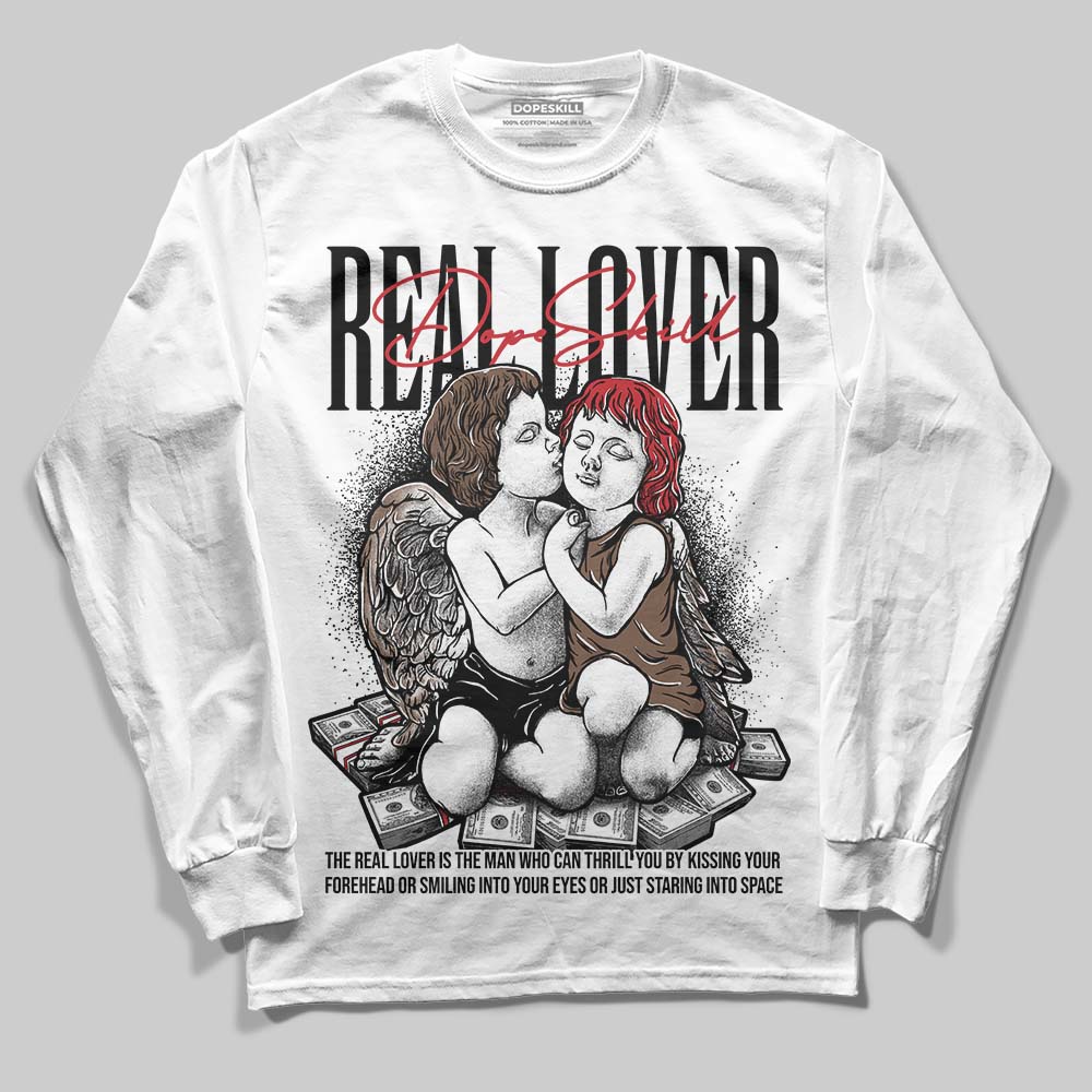 Olive 9s DopeSkill Long Sleeve T-Shirt Real Lover Graphic