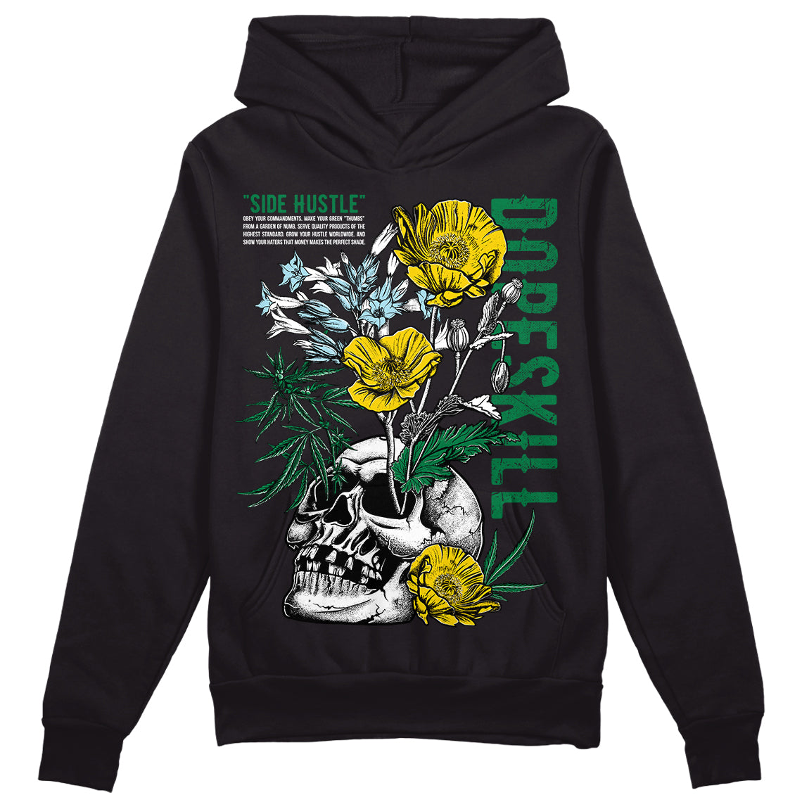Lucky Green 5s DopeSkill Hoodie Sweatshirt Side Hustle Graphic
