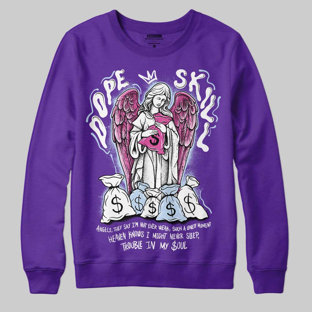 Grape 5s DopeSkill Sweatshirt Angels Graphic