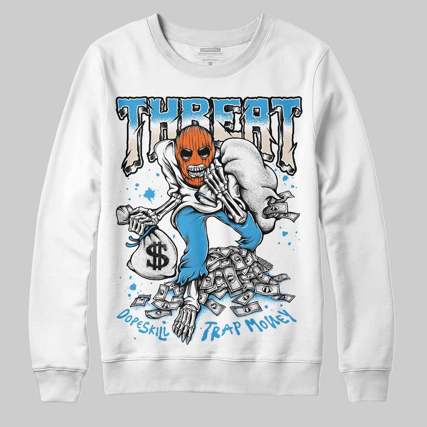 UNC Reimagined 1s DopeSkill Sweatshirt Threat Graphic